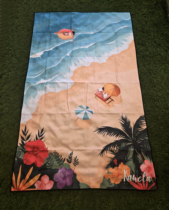 Serviette en microfibre Kawelä - Le Diamant